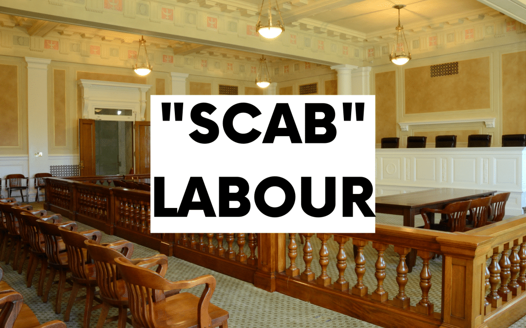 Use of “scab” labour during lock-outs not prohibited by the Constitutional Court.